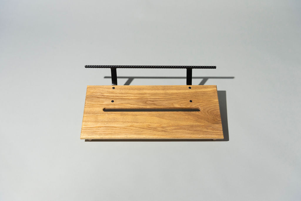 12" Slanted Ash Natural Gloss