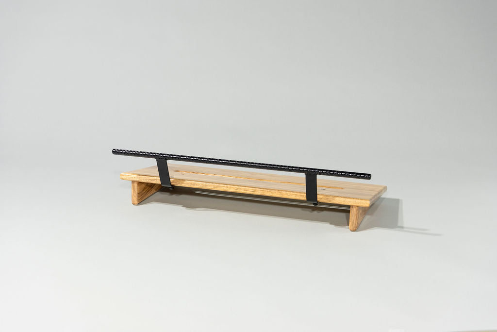 12" Slanted Ash Natural Gloss