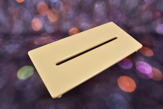 Vintage White Wide Slanted