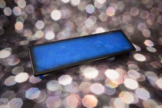 8" Slanted Pacific Blue Burst