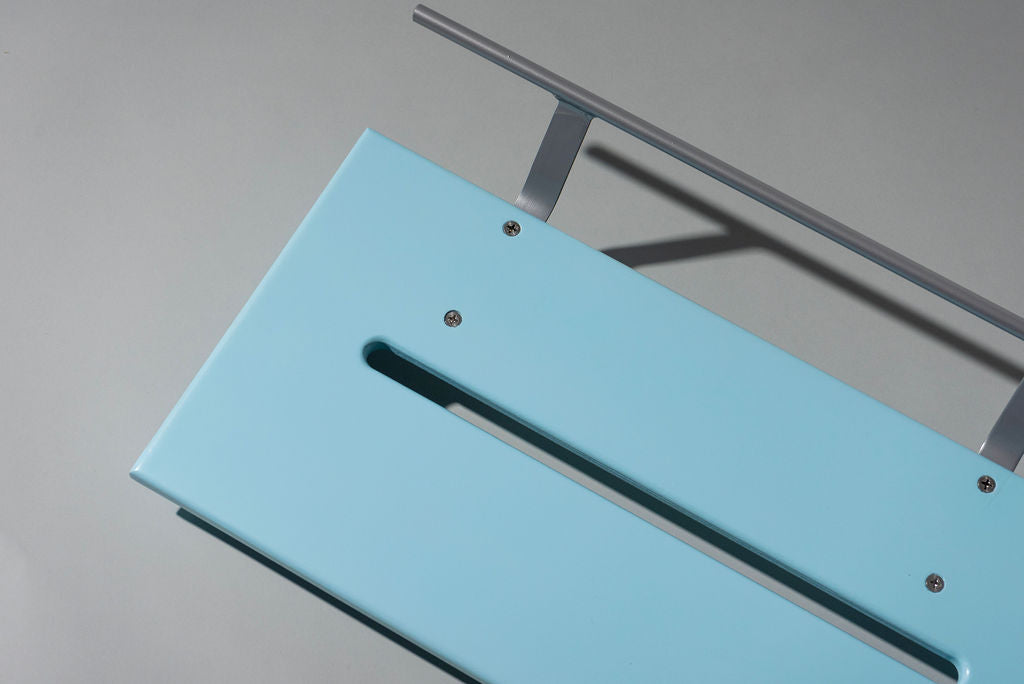 12" Slanted Robins Egg Blue