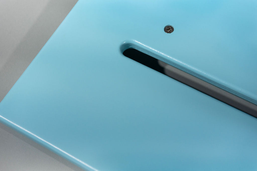 12" Slanted Robins Egg Blue