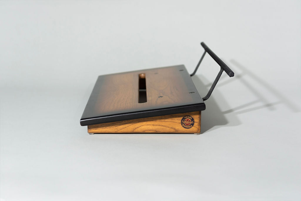 12" Slanted Ash in Saddle Brown Tri-Color Burst Matte Finish