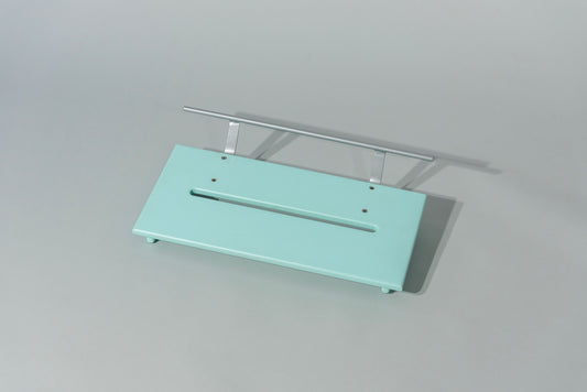 12" Slanted Sea Foam Green