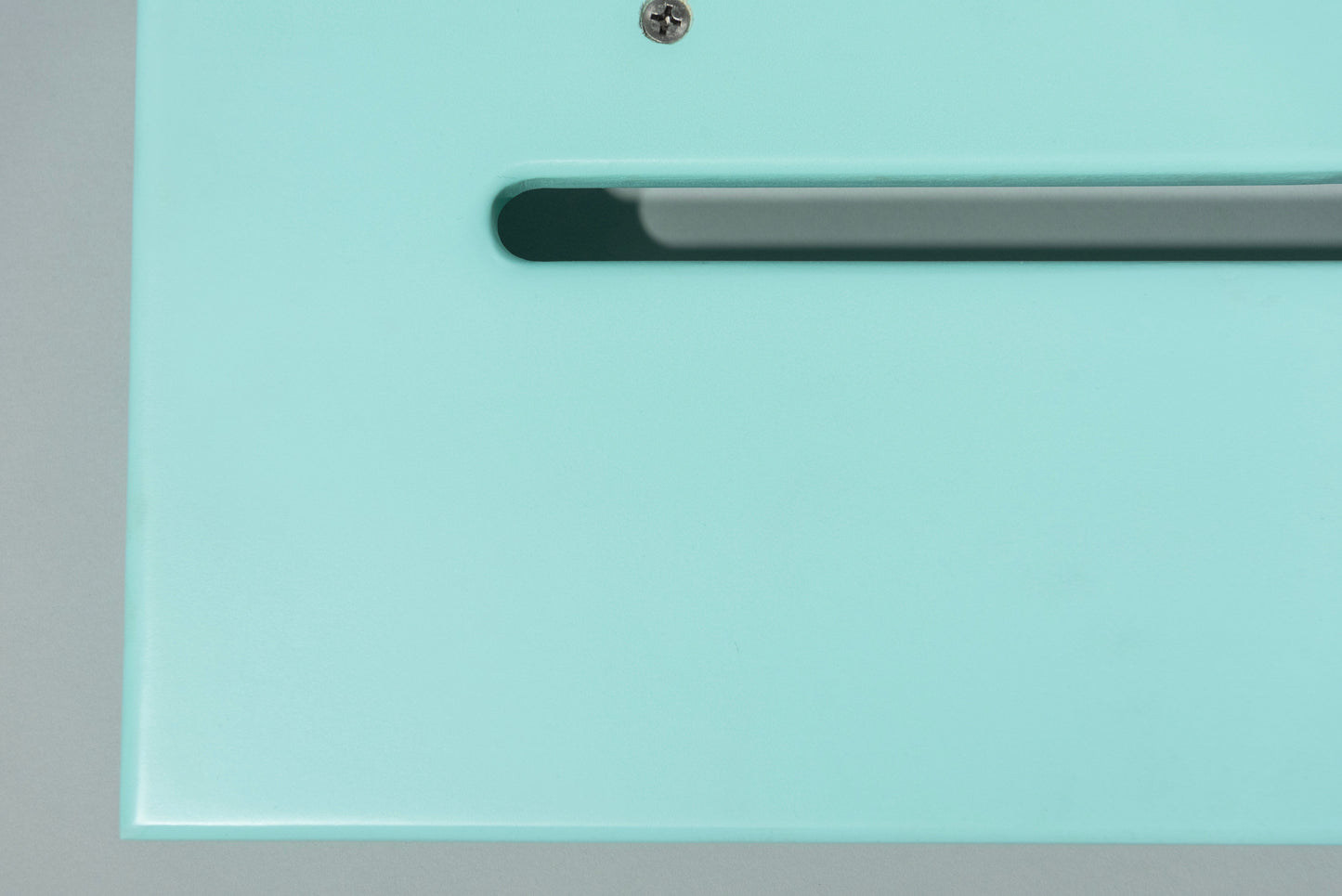 12" Slanted Sea Foam Green