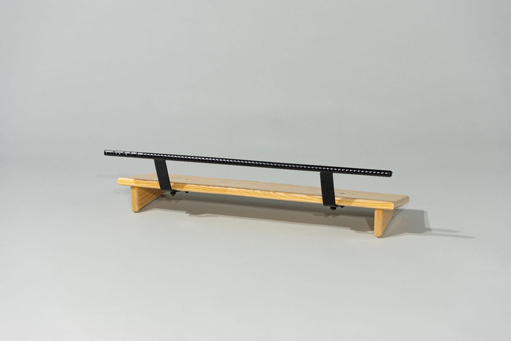 8" Slanted Ash Natural Gloss