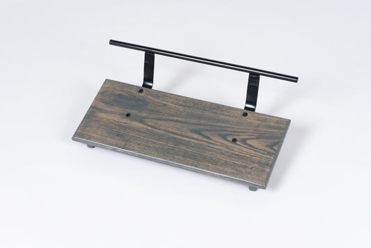 8" Slanted Ash Carbon Gray