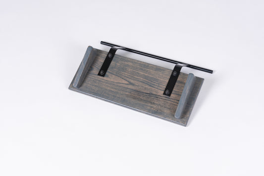 8" Slanted Ash Carbon Gray