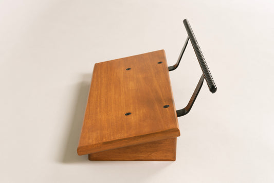 8" Slanted Poplar Tobacco Brown