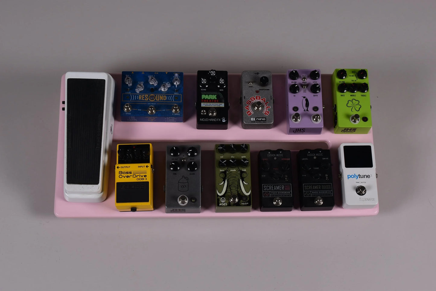 12" Slanted Shell Pink