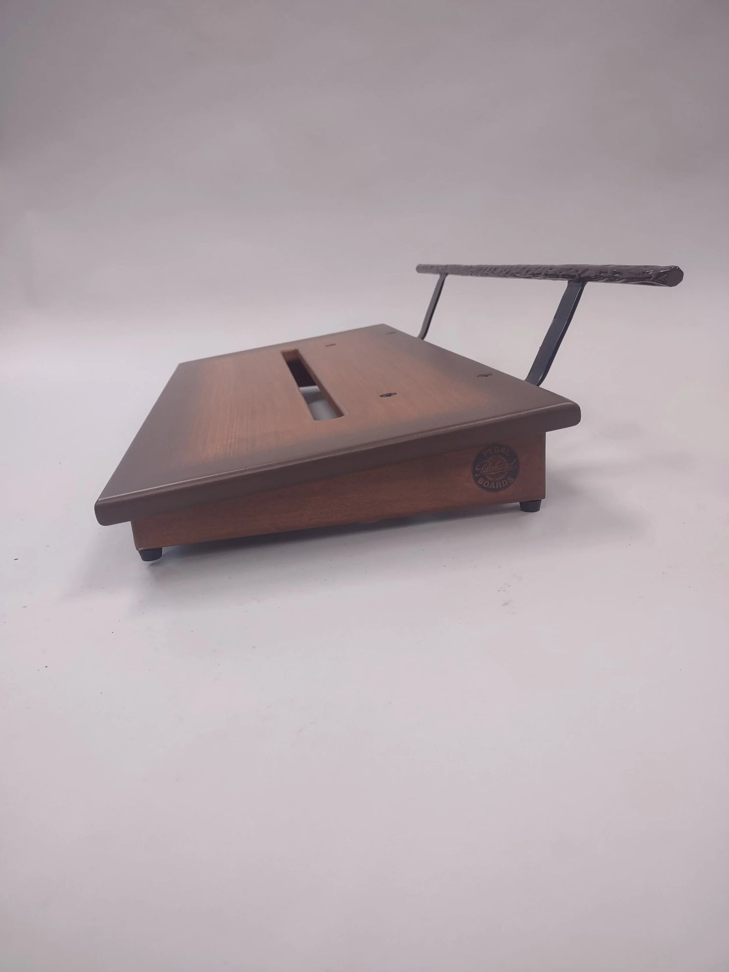 12" Slanted Poplar in Tobacco Brown Burst Matte Finish