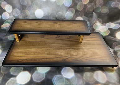 Raised Deck Saddle Brown Tri-Color Burst