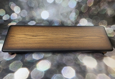 8" Slanted Saddle Brown Tri-Color Burst