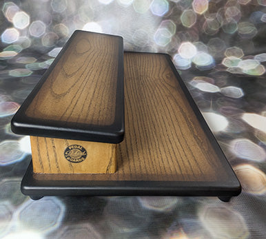 Raised Deck Saddle Brown Tri-Color Burst