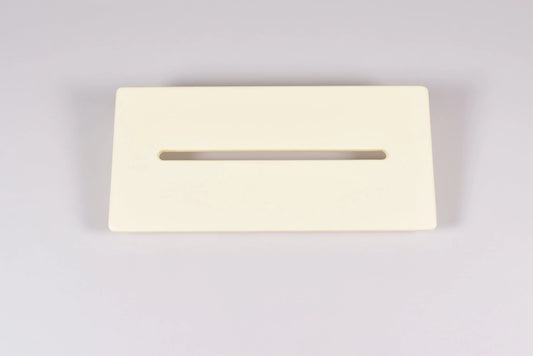 12" Slanted Vintage White