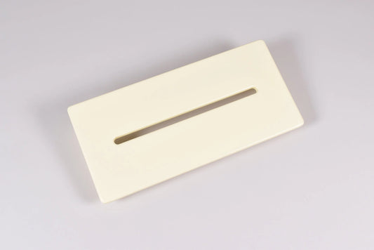 12" Slanted Vintage White