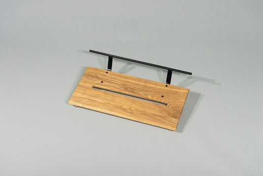 12" Slanted Ash Natural Gloss