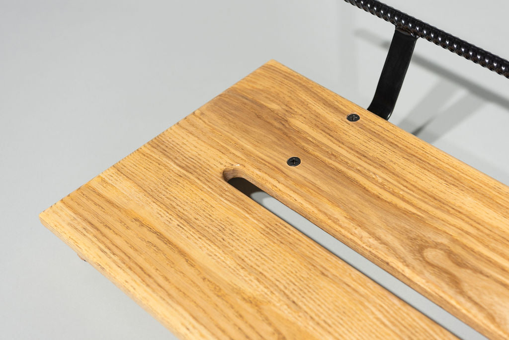 12" Slanted Ash Natural Gloss