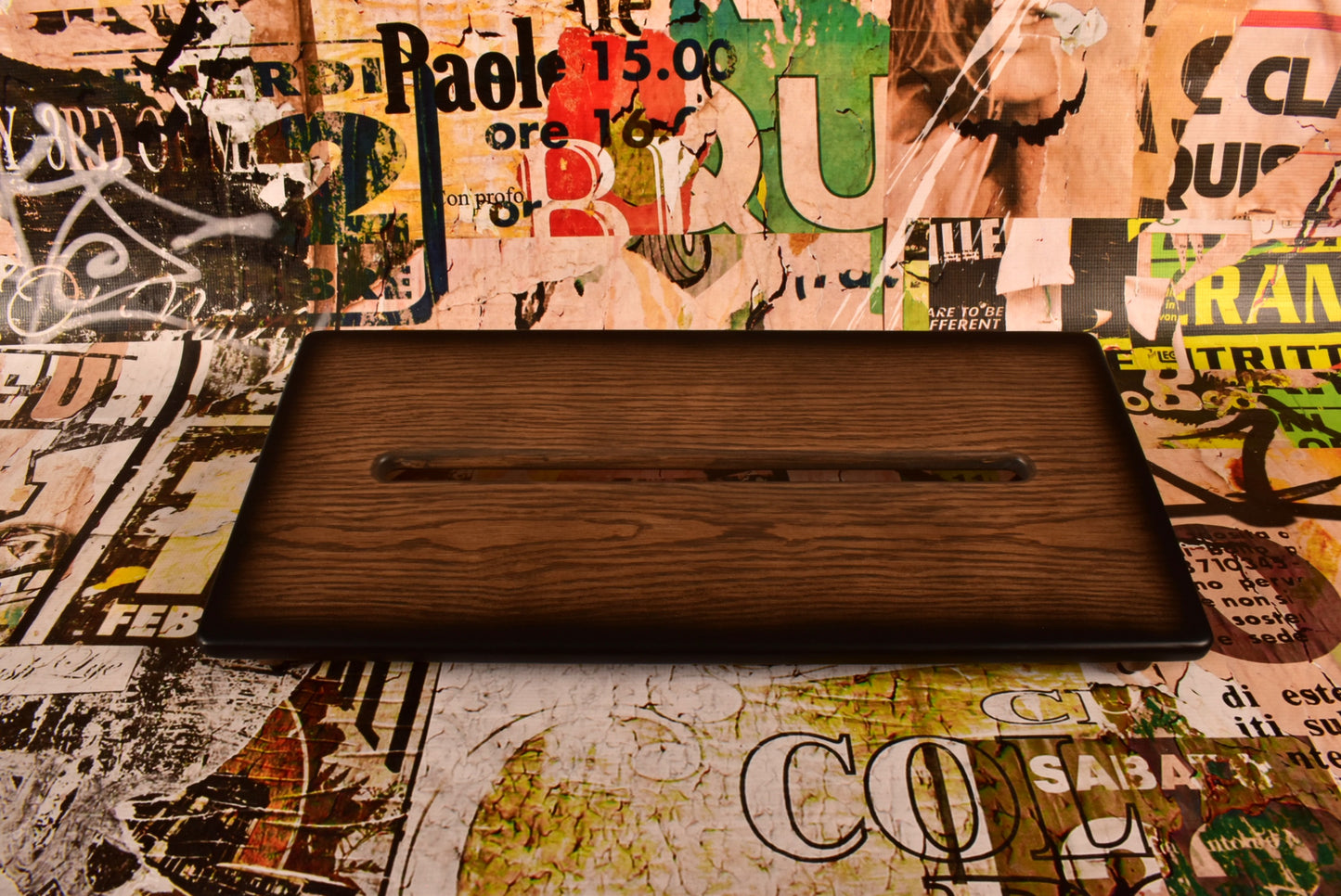 Aged Whiskey Barrel Wide Slanted