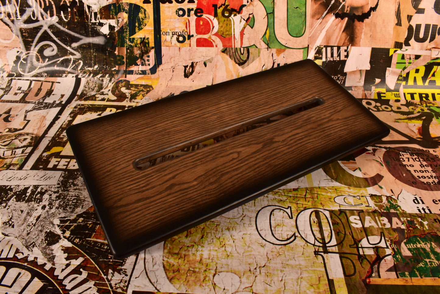 Aged Whiskey Barrel Wide Slanted
