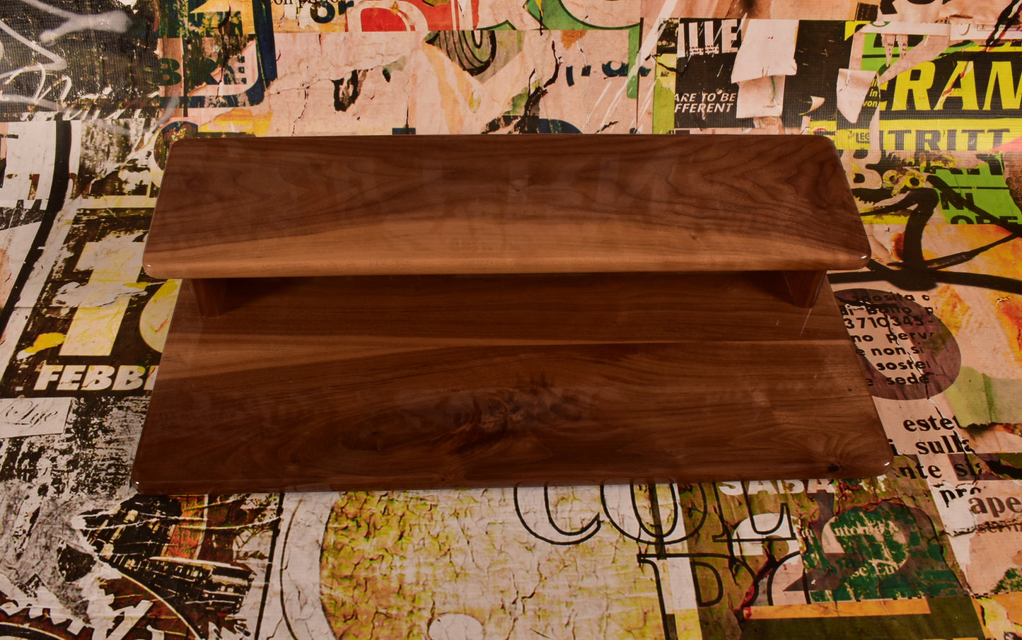 Natural Walnut Riser