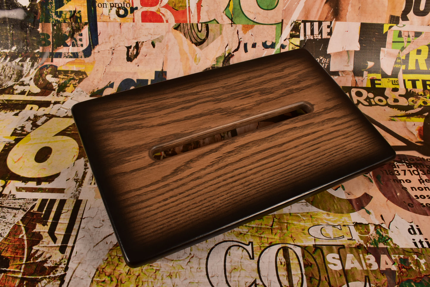 Aged Whiskey Barrel Wide Slanted