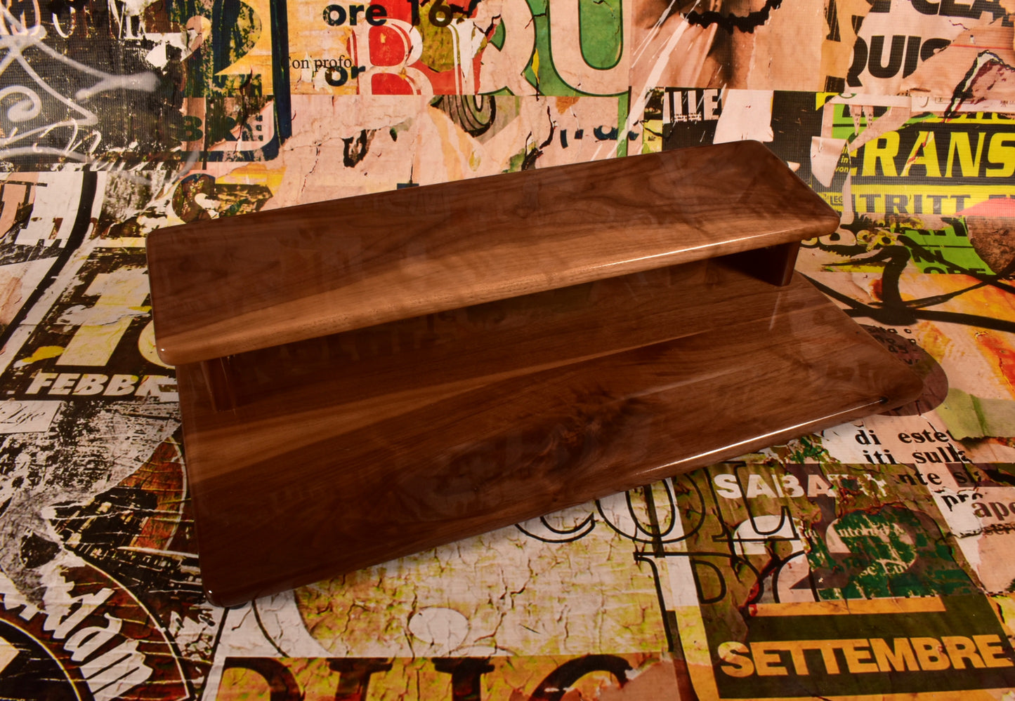Natural Walnut Riser