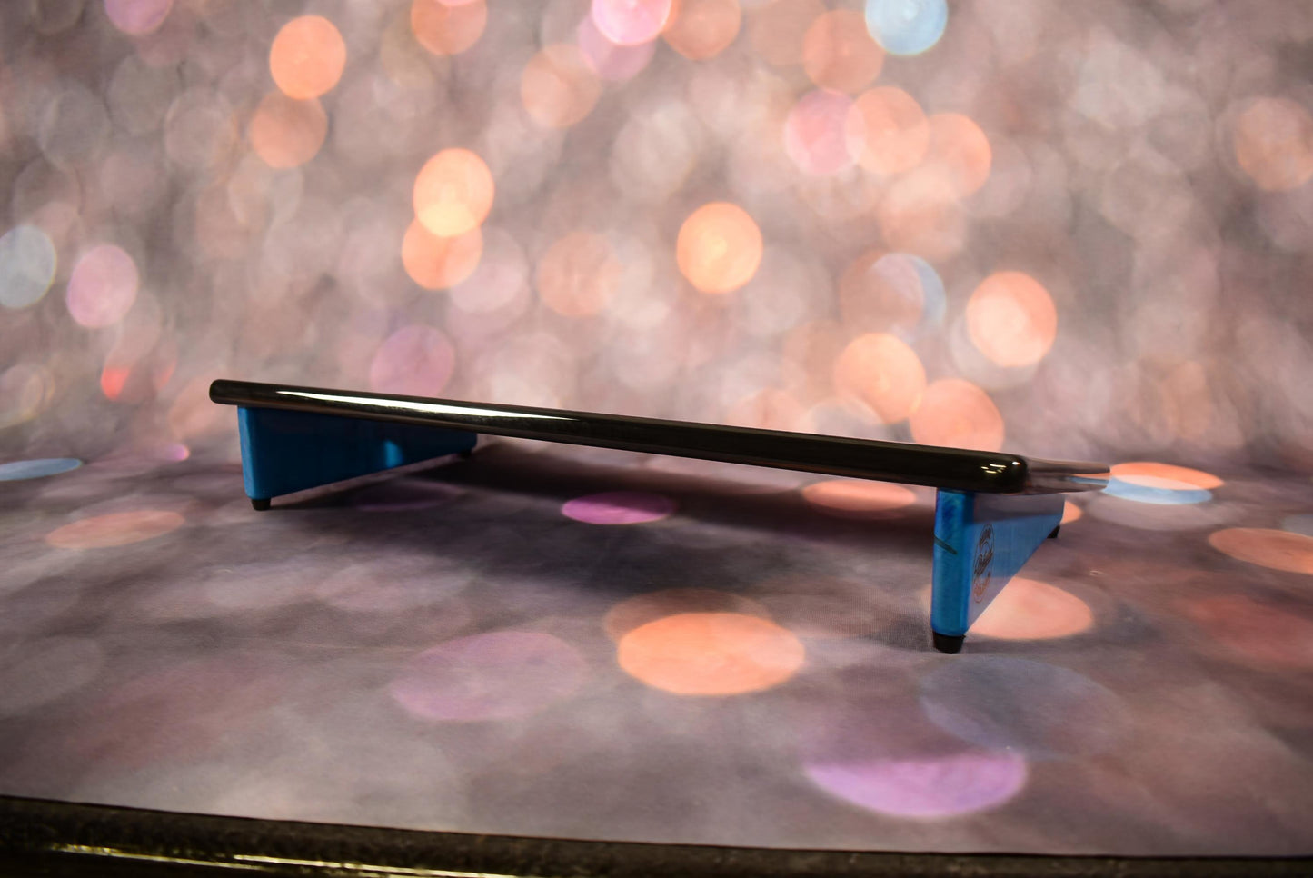 Wide Slanted Pacific Blue Burst