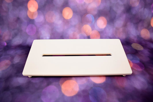 12" Slanted Vintage White