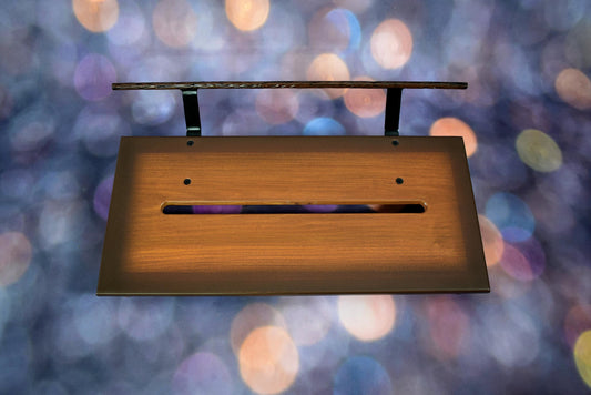 Tobacco Brown Burst Wide Slanted