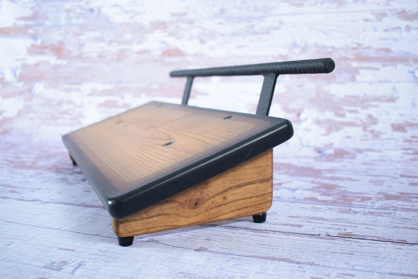 8" Narrow Slanted Ash in Saddle Brown Burst
