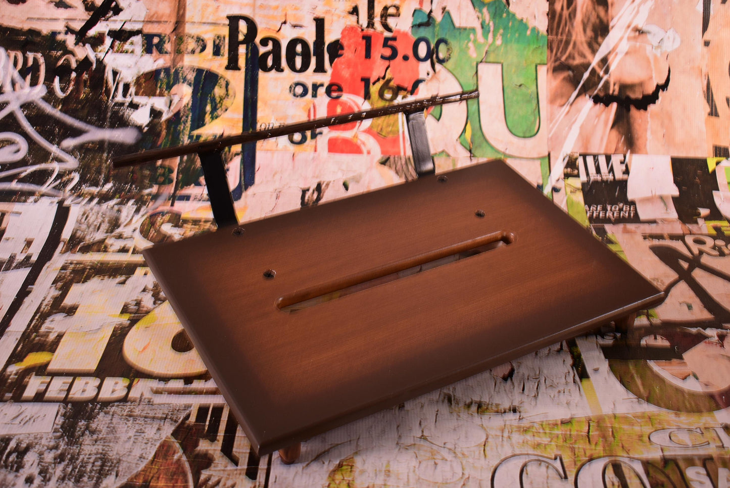 Tobacco Brown Burst Wide Slanted
