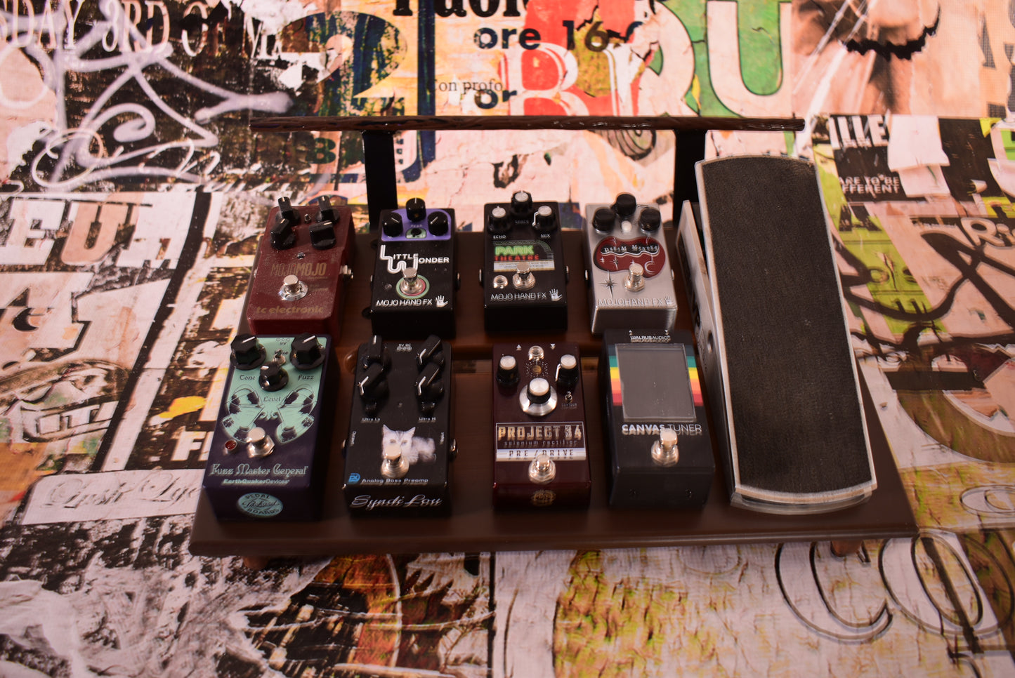 Tobacco Brown Burst Wide Slanted