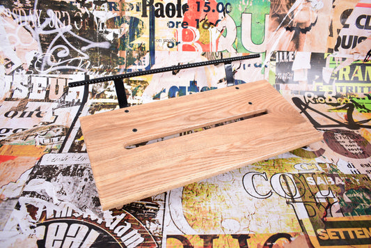 12" Slanted Ash Natural Gloss