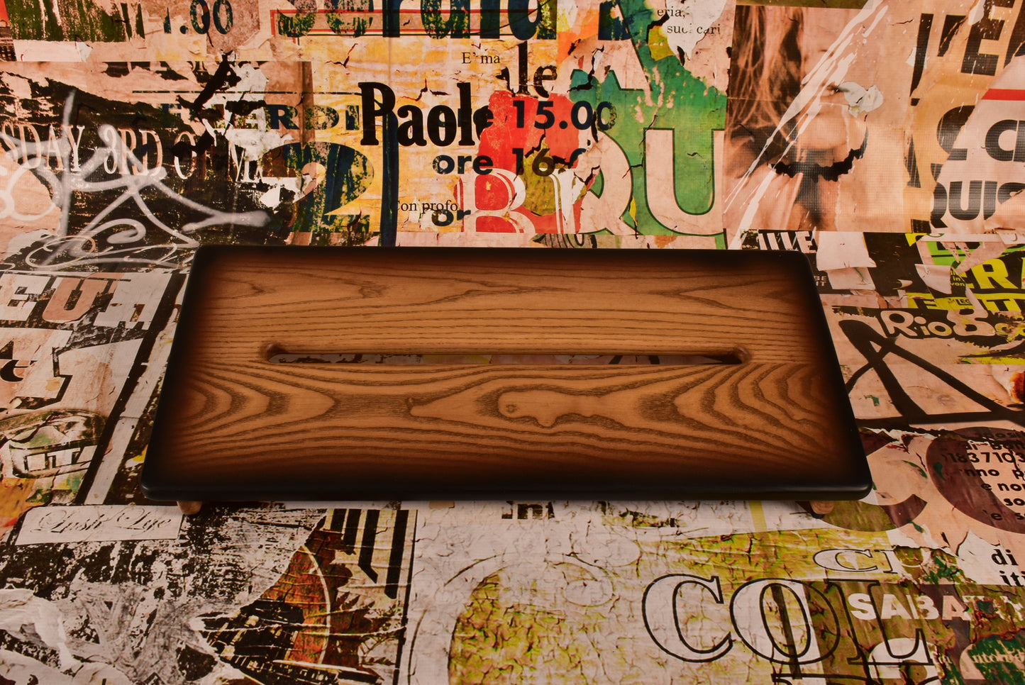 Saddle Brown Tri-color Burst