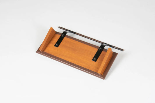 8" Slanted Poplar Tobacco Brown Burst