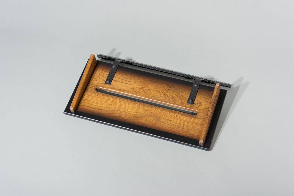 12" Slanted Ash in Saddle Brown Tri-Color Burst Matte Finish