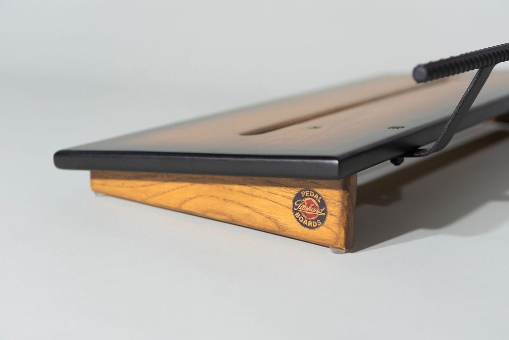 12" Slanted Ash in Saddle Brown Tri-Color Burst Matte Finish