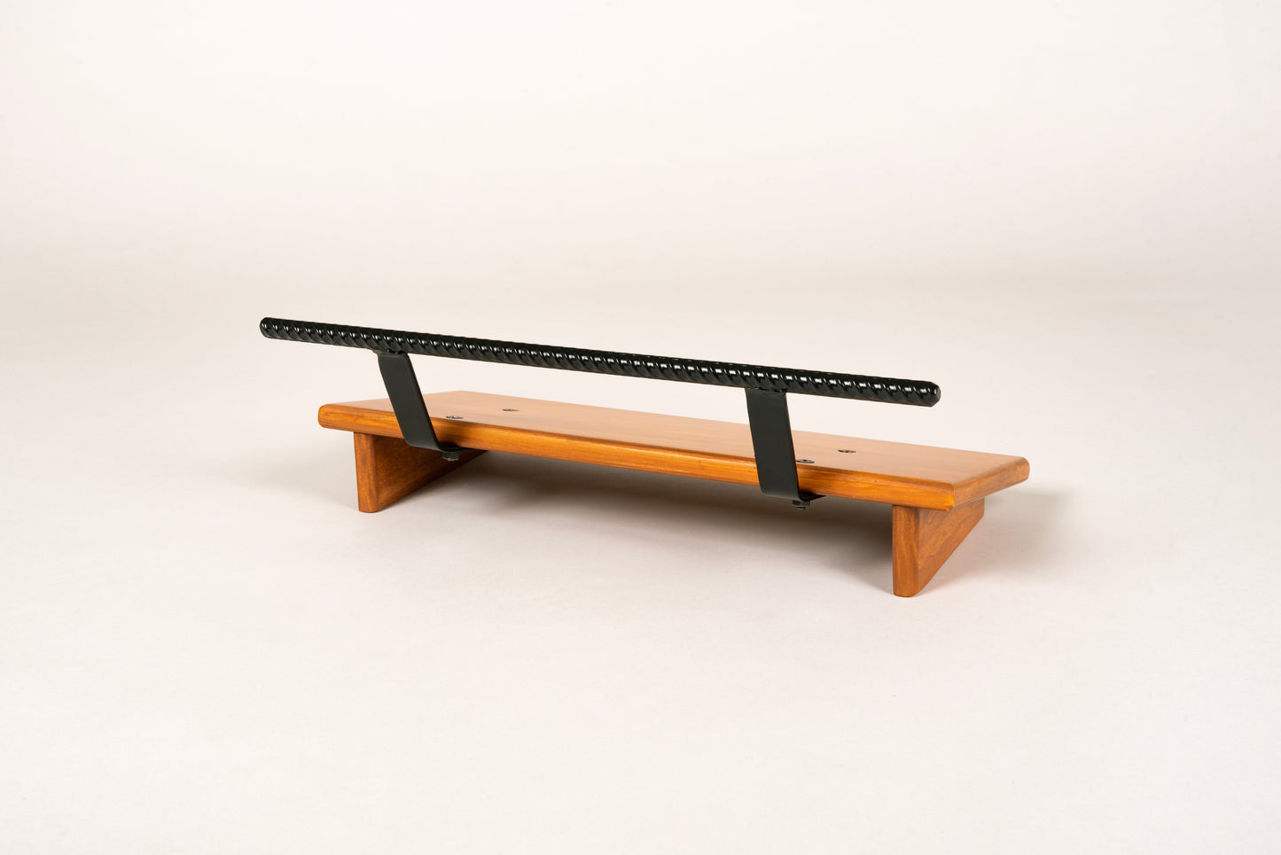 8" Slanted Poplar Tobacco Brown