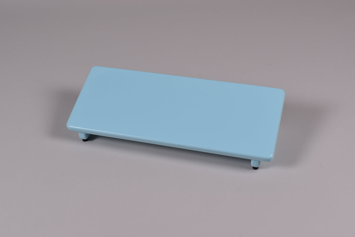 8" Slanted Robin's Egg Blue