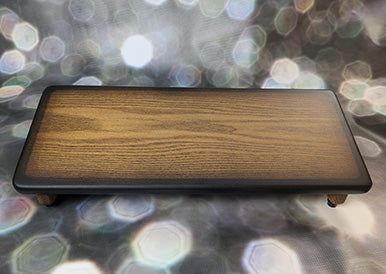 8" Slanted Saddle Brown Tri-Color Burst