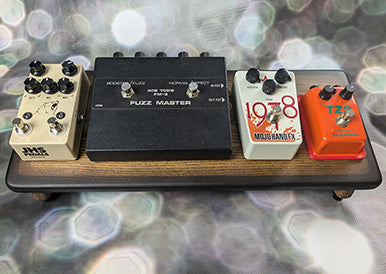 8" Slanted Saddle Brown Tri-Color Burst